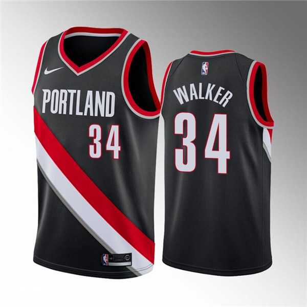 Portland Trail Blazers #34 Jabari Walker Black Icon Edition Stitched Basketball Jersey Dzhi,We sell and wholesale Portland Trail Blazers #34 Jabari Walker Black Icon Edition Stitched Basketball Jersey Dzhi on line form chian!